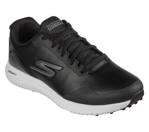 An image of Skechers Arch Fit Go Golf Max 2 - Black/White - 9 Wide on a white background