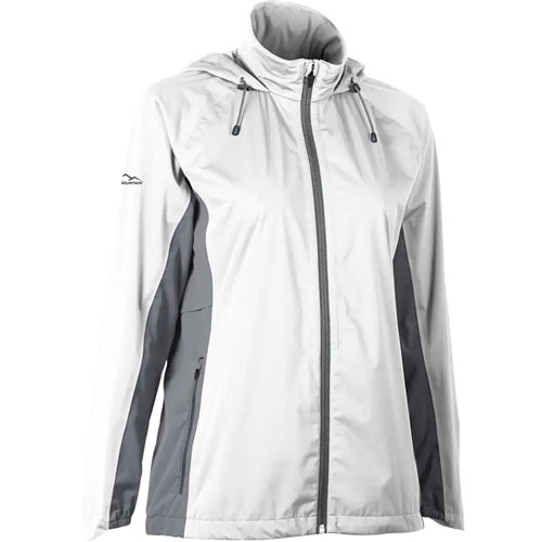An image of Sun Mountain Women's Tour Series+ Jacket - Wh-Cd Xl on a white background