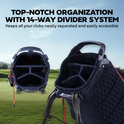 Ad image of Sun Mountain golf product features