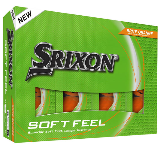 Srixon Soft Feel Brite Balls, Orange