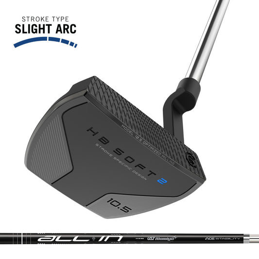 An image of Cleveland HB Soft 2 Black Putter - Model 10.5 on a white background