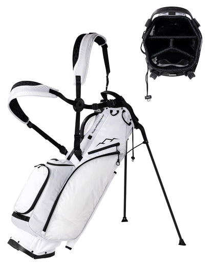 An image of Sun Mountain E-2.5 Lite White-Black on a white background