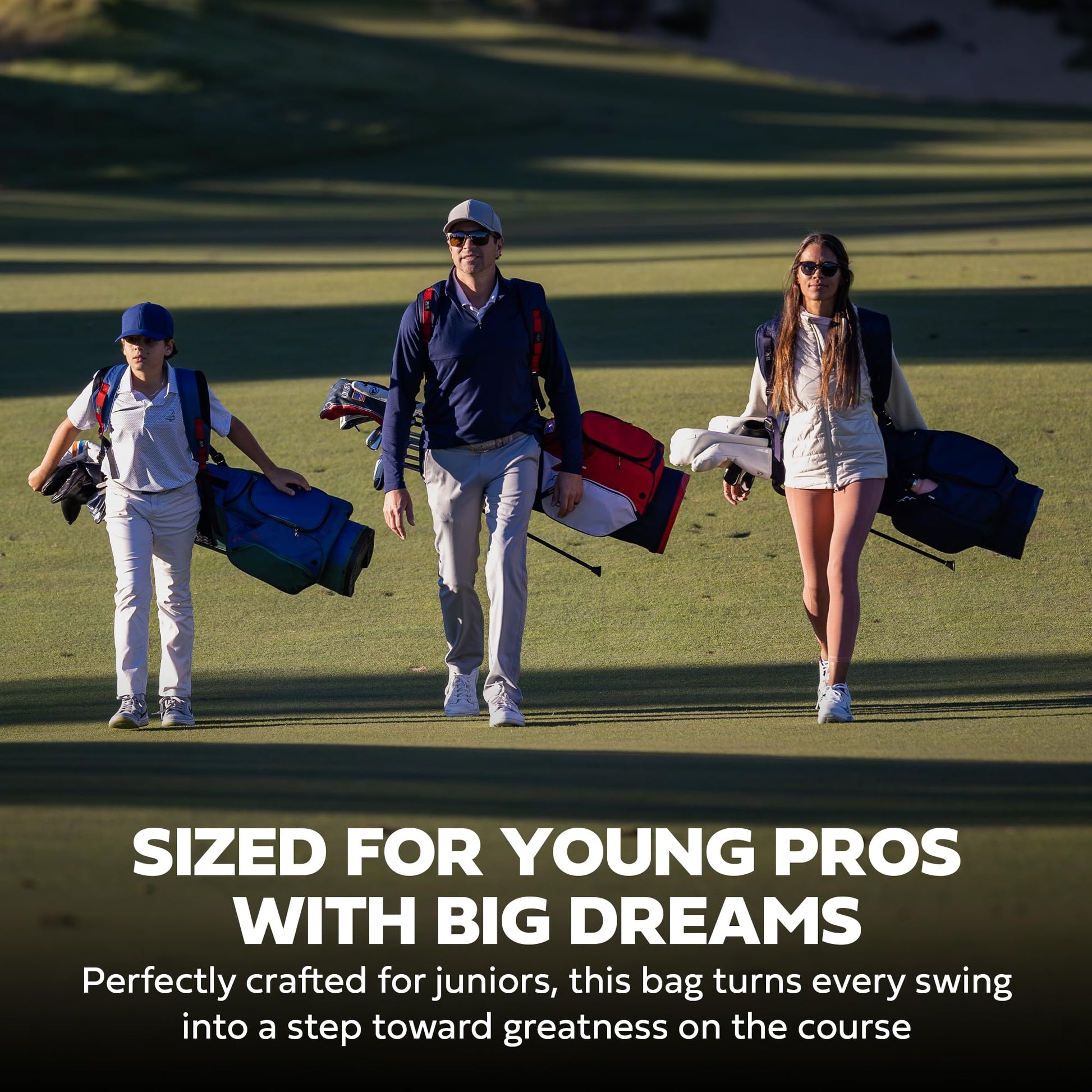 Ad image of Sun Mountain golf product features
