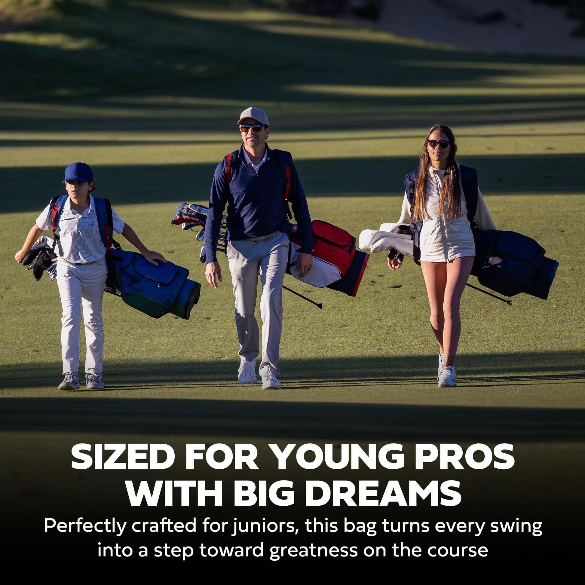 Ad image of Sun Mountain golf product features