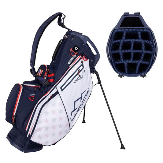 Sun Mountain C130 Hybrid Navy-Wht-Red