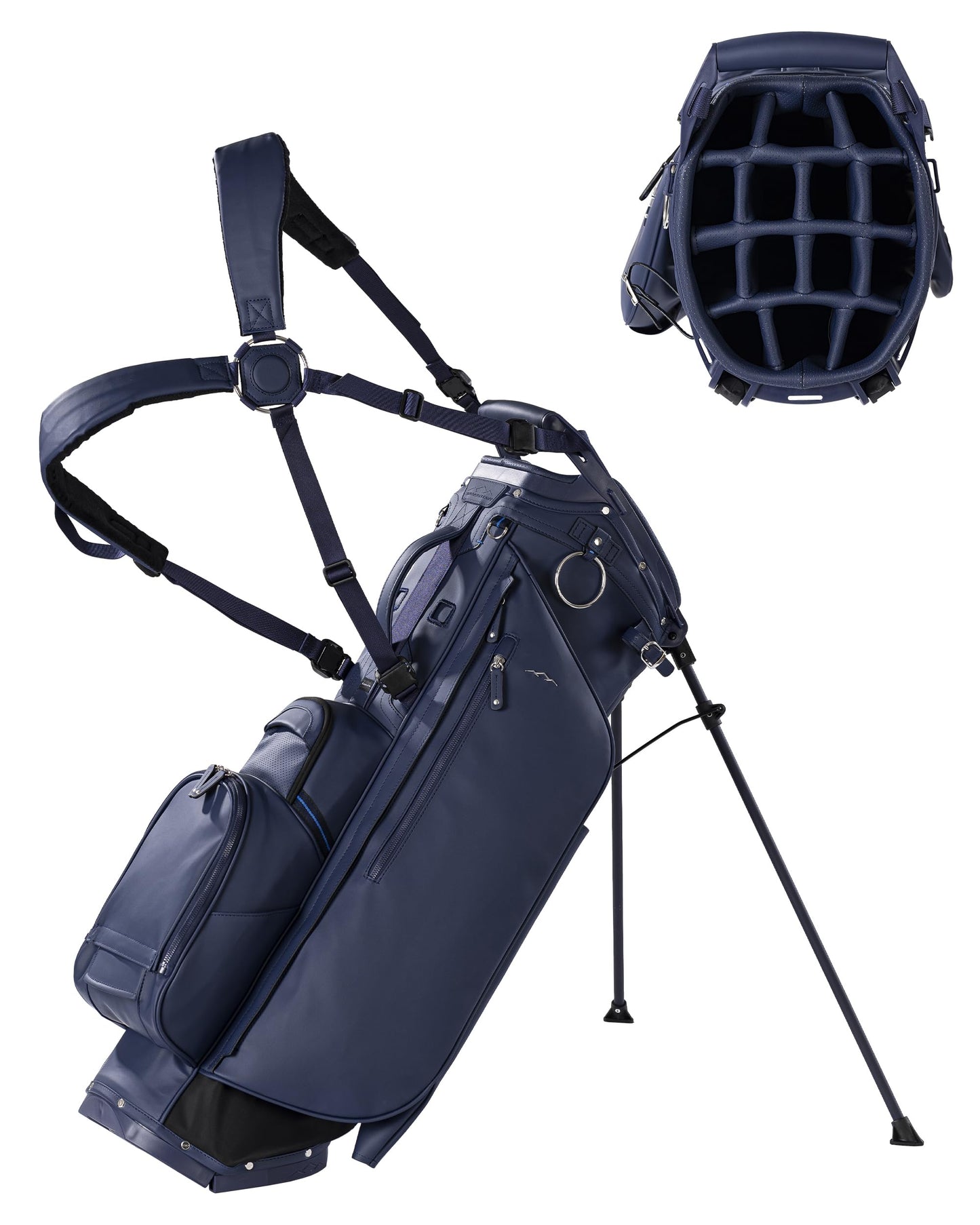 An image of Sun Mountain Matchplay 14W Navy on a white background