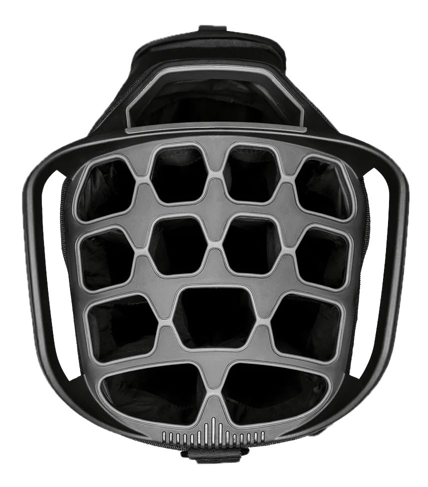 Black and gray golf bag top