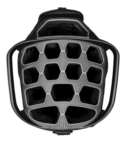 Black and gray golf bag top