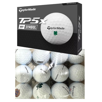 An image of Tp5X Mysymbol / Logo Over Run Practice - 2 Dozen on a white background
