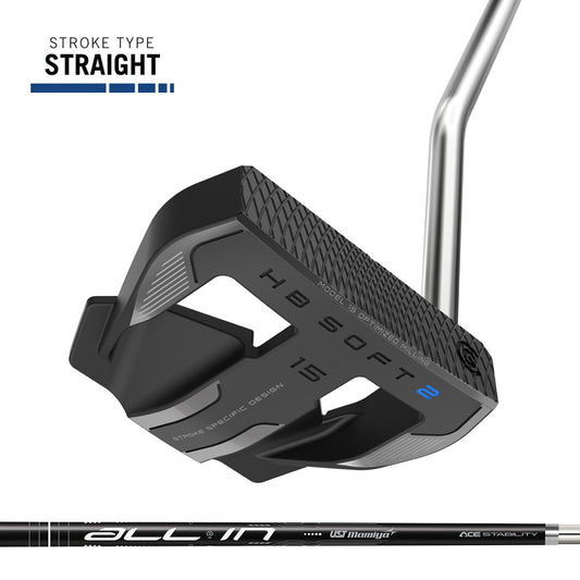 An image of Cleveland HB Soft 2 Black Putter - Model 15 on a white background