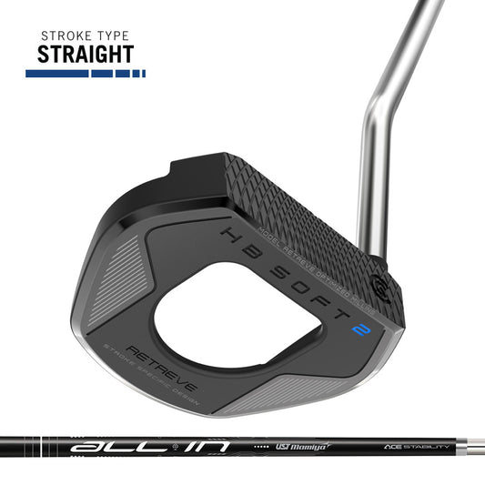 An image of Cleveland HB Soft 2 Black Putter - Retrieve on a white background