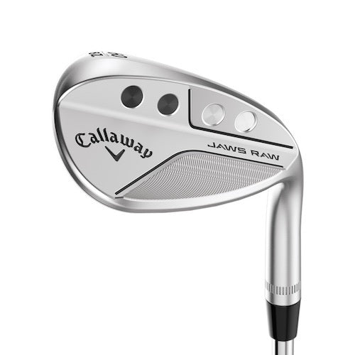 An image of Callaway Jaws Raw Chrome Wedge 50-10 SG Graphite - LH on a white background