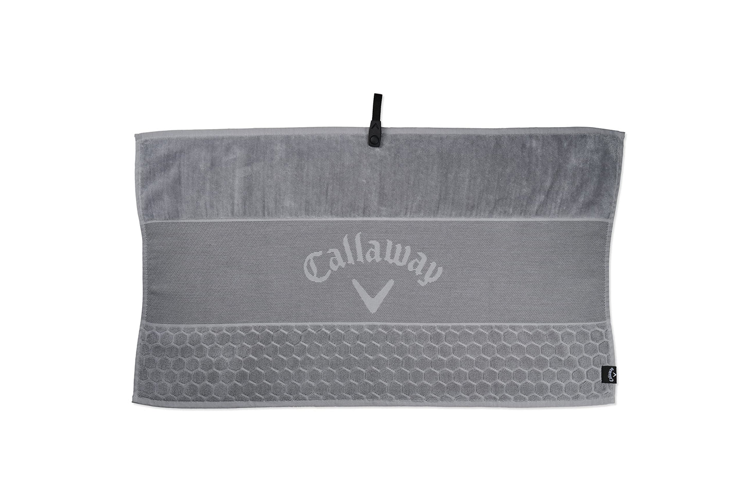 Gray Callaway towel on a white background