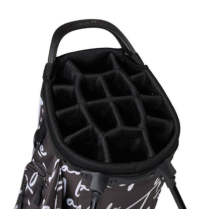 Product image of top of golf bag dividers on a white background
