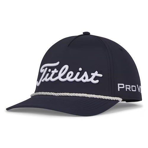 Product image of a Titleist Tour Rope hat on a white background
