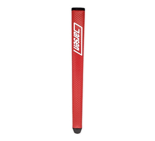 Product image of red Garsen golf putter grip on a white background