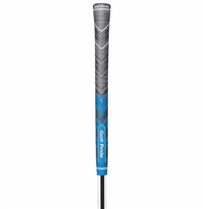 An image of Golf Pride Mcc Plus 4 Multi Compound - Blue - Midsize on a white background