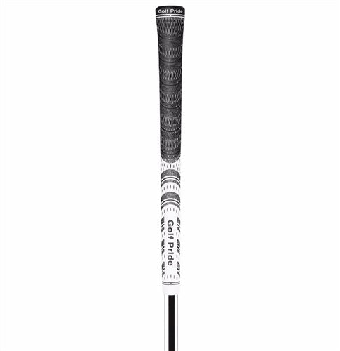 An image of Golf Pride Mcc Multi Compound - White/Black - Standard on a white background