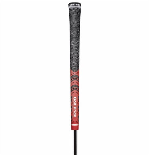 An image of Golf Pride Mcc Multi Compound - Red/Black - Standard on a white background