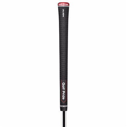 An image of Golf Pride Tour Velvet Align Standard Grips - Black on a white background