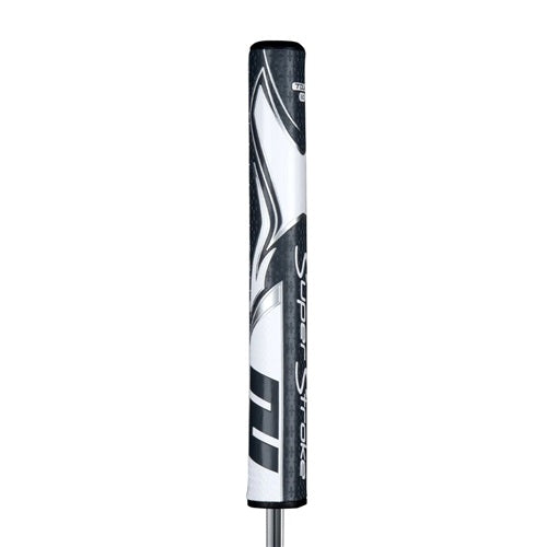 An image of SuperStroke Zenergy Tour 3.0 Putter Grip - Grey/Wht on a white background