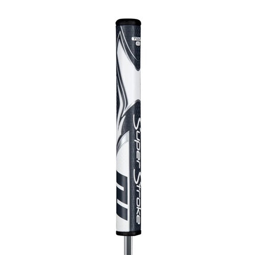 An image of SuperStroke Zenergy Tour 2.0 Putter Grip - Grey/Wht on a white background