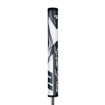 An image of SuperStroke Zenergy Tour 2.0 Putter Grip - Grey/Wht on a white background