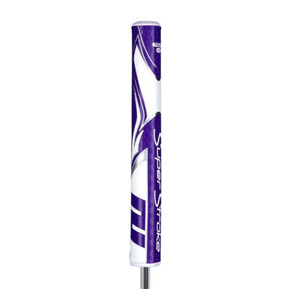 An image of SuperStroke Zenergy Tour 3.0 Putter Grip - Purple/Wht on a white background