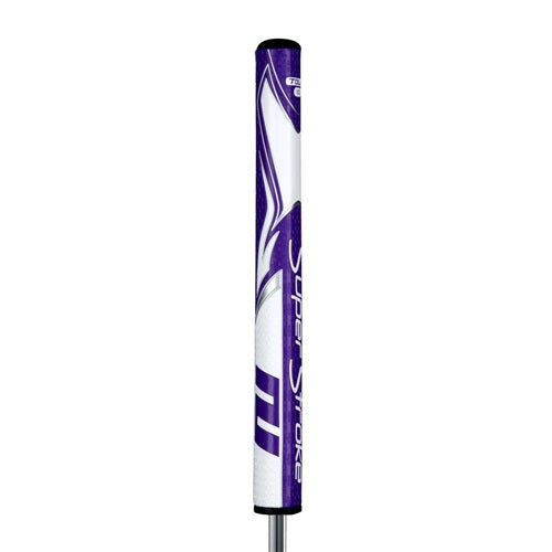 An image of SuperStroke Zenergy Tour 1.0 Putter Grip - Purple/Wht on a white background