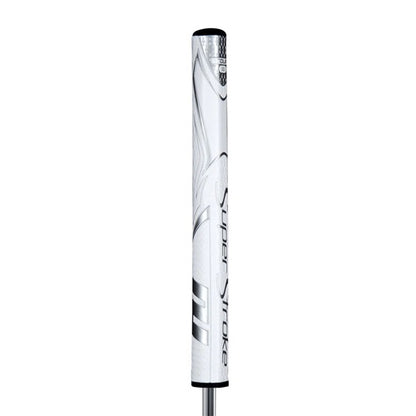 An image of SuperStroke Zenergy Tour 1.0 Putter Grip - Wht/Silver on a white background