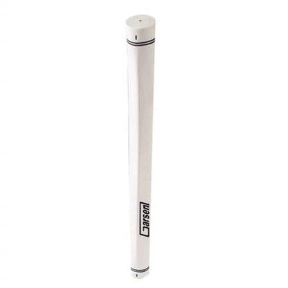 Product image of a white Garsen putter golf grip on a white background