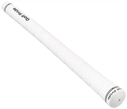 White golf club head cover with 'Golf Pride' branding on a white background