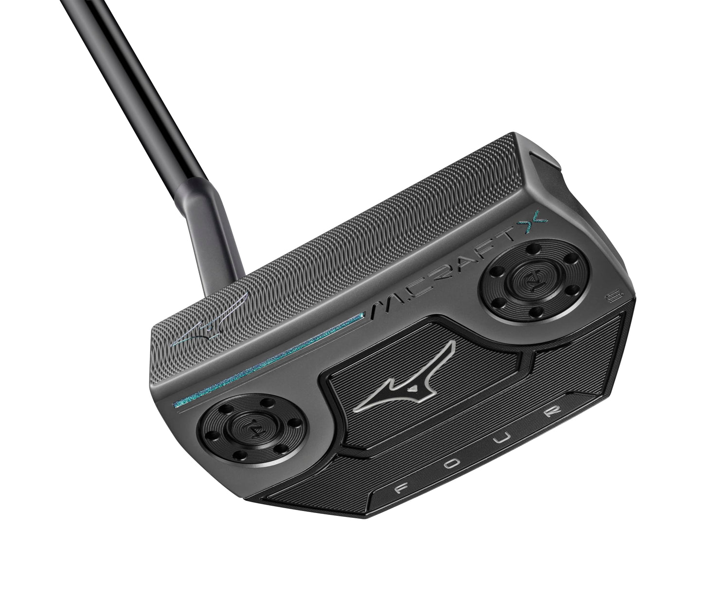Product image of Mizuno golf putter on a white background