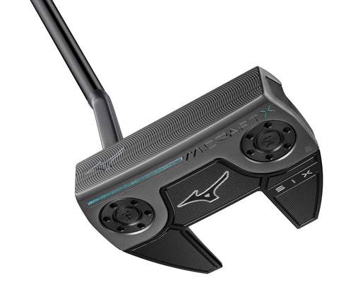 Golf putter with Mizuno logo on a white background