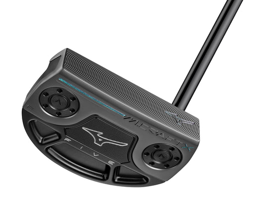 Product image of Mizuno golf putter on a white background