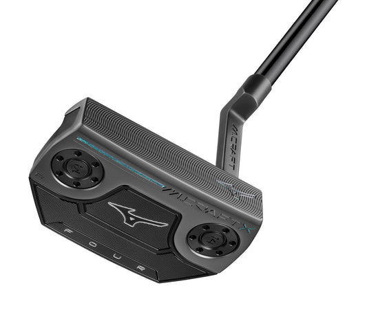 Product image of Mizuno golf putter on a white background