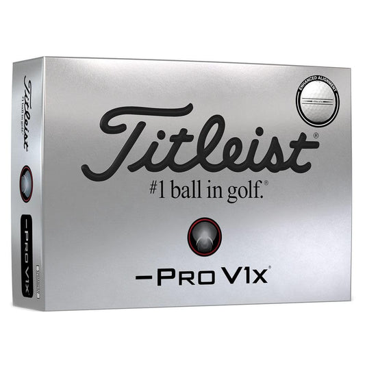 Titleist Pro V1x Left Dash Enhanced Alignment Golf Balls - Dozen