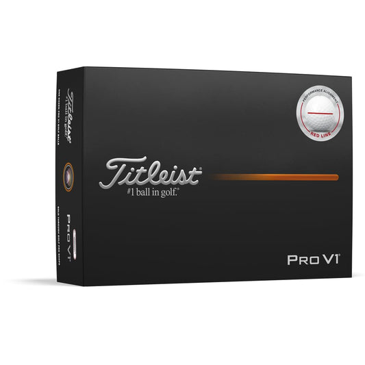 Titleist 2025 Pro V1 Performance Alignment Golf Balls - Pink - Dozen