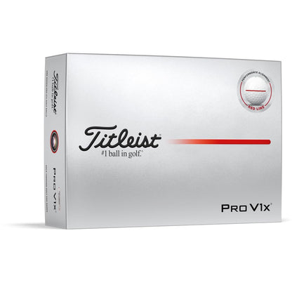 Titleist 2025 Pro V1x Performance Alignment Golf Balls - Black - Dozen