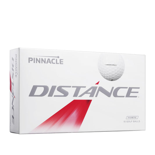 Pinnacle Distance Golf Balls - White - 15 Ball Pack