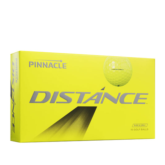 Pinnacle Distance Golf Balls - Yellow - 15 Ball Pack