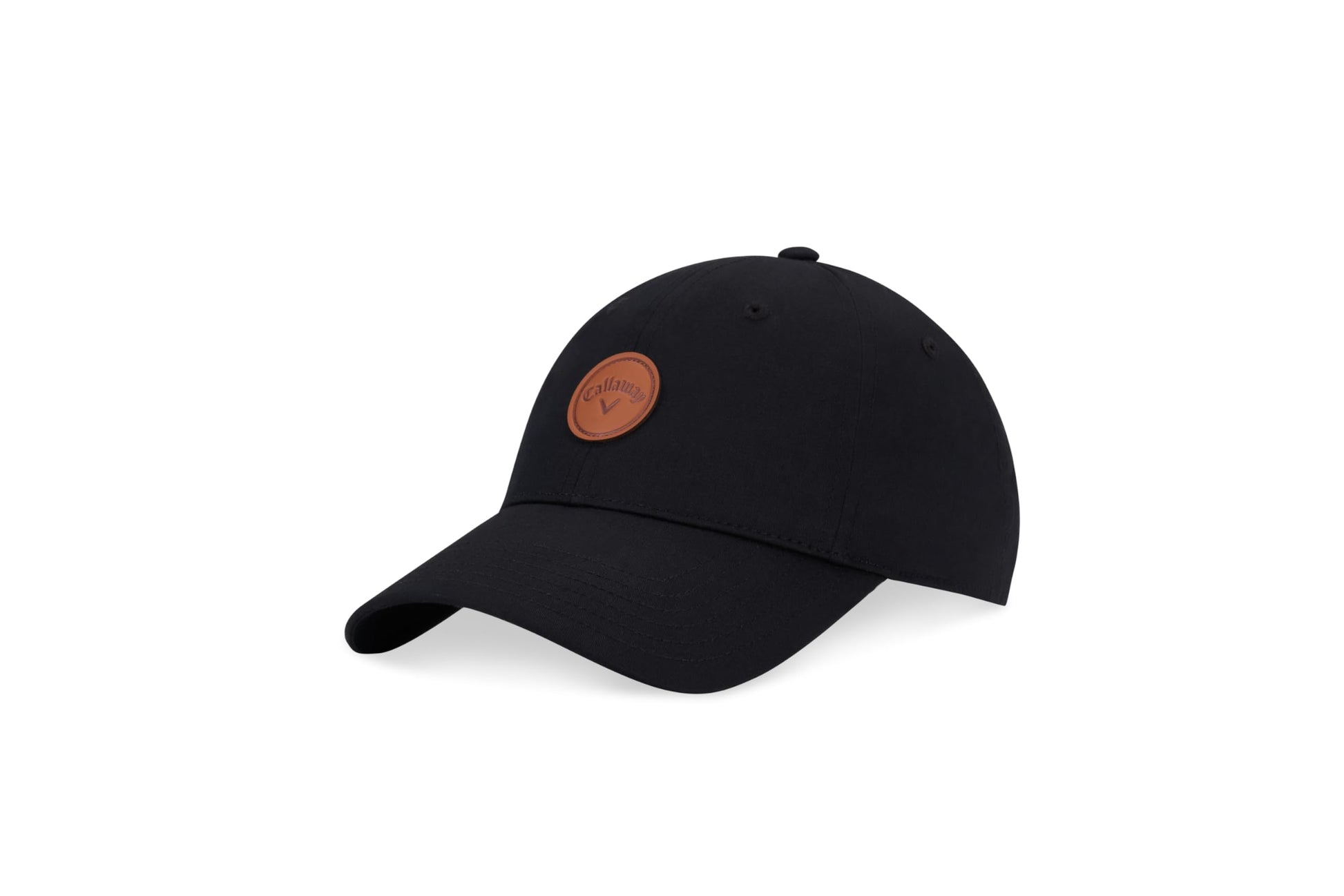An image of Callaway Women's Heritage Twill Hat - Black on a white background