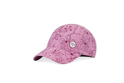 An image of Callaway Women's High Tail Hat - Red Plum Blossom on a white background