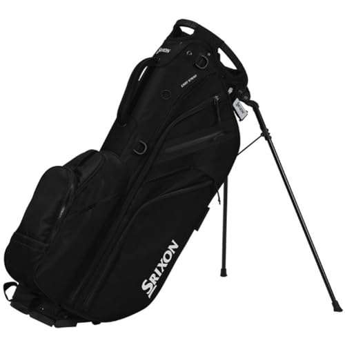 An image of Srixon S3 Golf Stand Bag - Black / Black on a white background