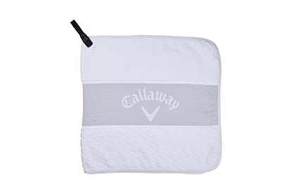 An image of Callaway Tour Fold Towel - White on a white background