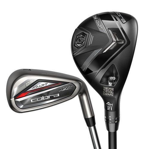 An image of Cobra Adapt Max Combo Set - 5H6-G - Steel Regular Flex LH on a white background