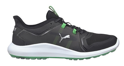 An image of Puma Ignite FASTEN8 - Puma Black-Irish Green - 12 on a white background