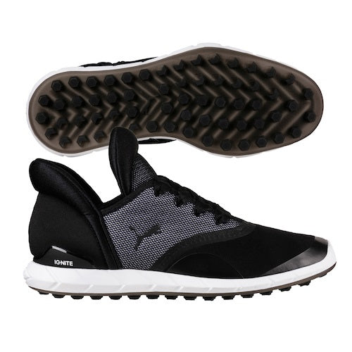 An image of Puma Women's Ignite Statement - Puma Women's Black-Puma Women's White - 7 on a white background