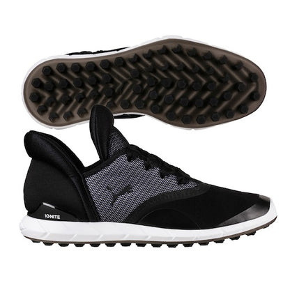 An image of Puma Women's Ignite Statement - Puma Women's Black-Puma Women's White - 7 on a white background