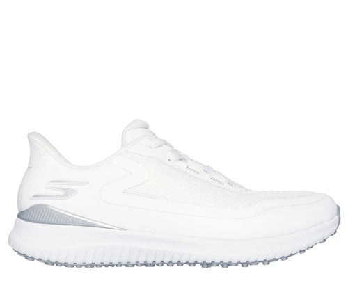 An image of Skechers Women's Go Golf Flight - White / Silver - 6.5 on a white background